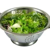 STALOWY DURSZLAK GŁĘBOKI 24cm Z UCHWYTAMI KINGHOFF KH-1237