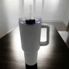 STALOWY KUBEK TERMICZNY TERMOS 1200ml Z RĄCZKĄ I SŁOMKĄ KM-2173