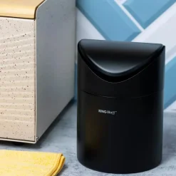 STALOWY MINI KOSZ NA ŚMIECI ODPADKI KINGHOFF KH-1813 NA STÓŁ