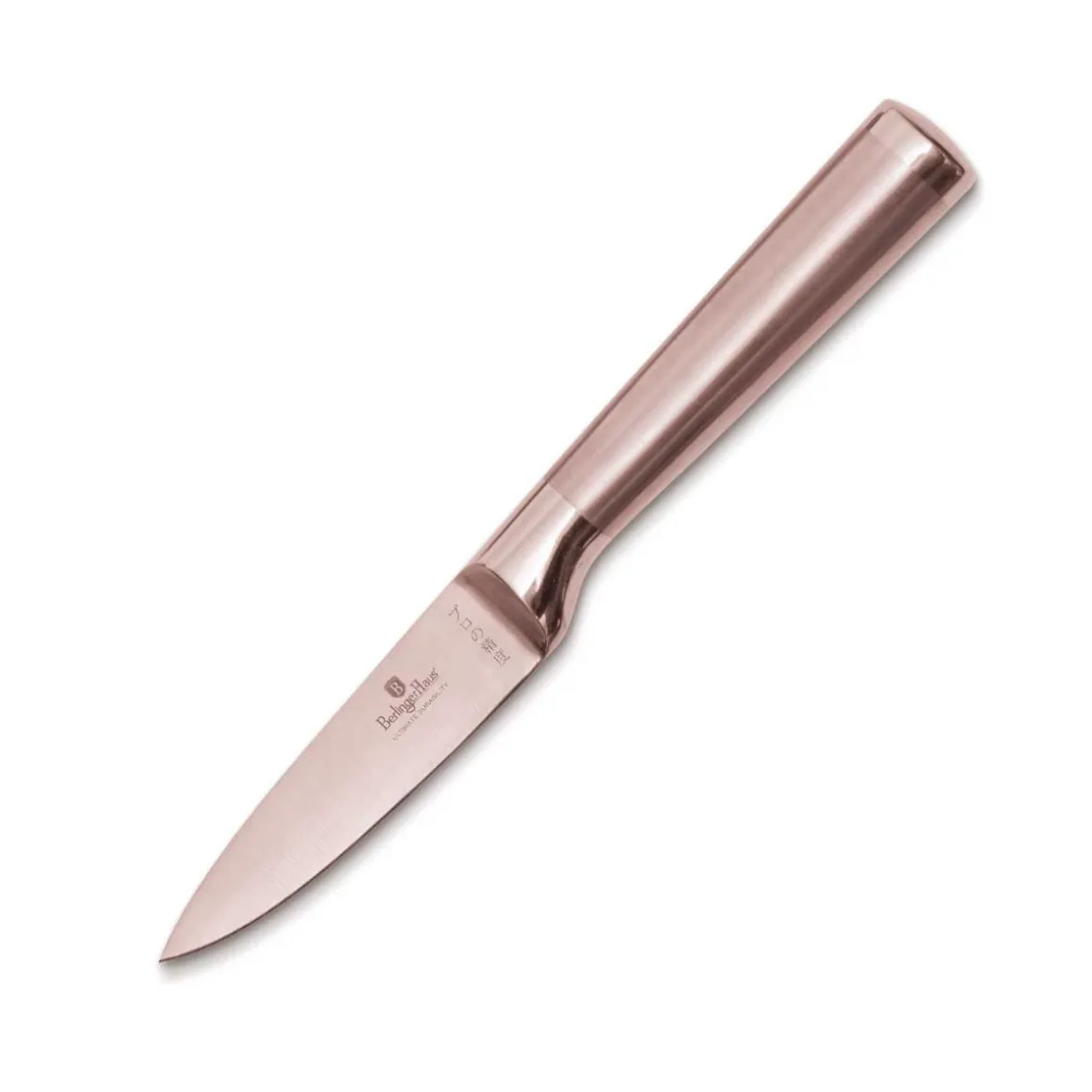 STALOWY NÓŻ DO OBIERANIA BERLINGER HAUS 9,5cm BH-2939 ROSE GOLD