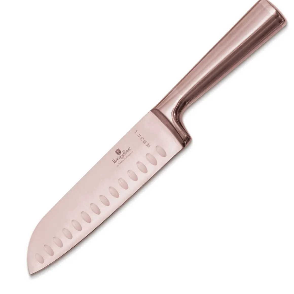 STALOWY NÓŻ SANTOKU BERLINGER HAUS 17,5cm BH-2935 ROSE GOLD