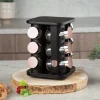 STOJAK OBROTOWY NA PRZYPRAWY 12 POJEMNIKÓW BERLINGER HAUS BH-8559 BLACK ROSE