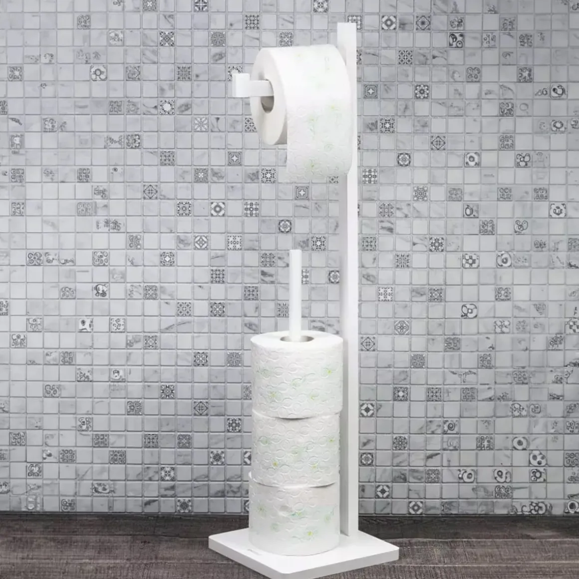 STOJAK UCHWYT NA PAPIER TOALETOWY KINGHOFF KH-1750