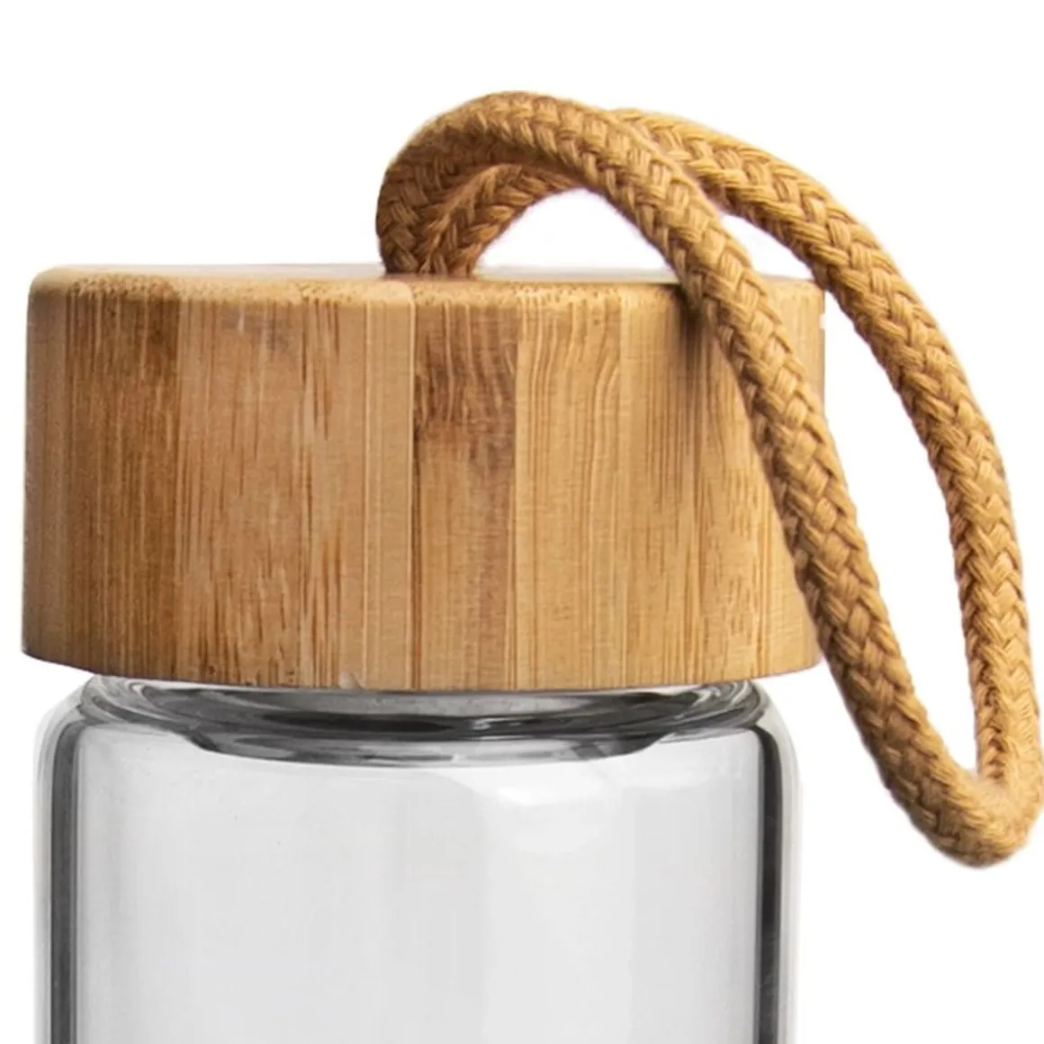 SZKLANA BUTELKA 450ml NA WODĘ Z SITKIEM 143757