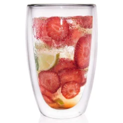 SZKLANKA TERMICZNA 450ML Z PODWÓJNĄ SCIANKĄ LATTE CAPPUCCINO