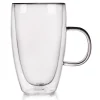 SZKLANKA TERMICZNA 430ML Z PODWÓJNĄ SCIANKĄ DO LATTE