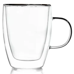 SZKLANKA TERMICZNA 300ML Z PODWÓJNĄ SCIANKĄ LATTE