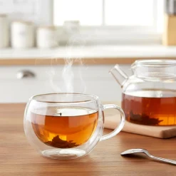 SZKLANKI TERMICZNE 2szt. 280ml Z PODWÓJNĄ SCIANKĄ DO KAWY HERBATY 139818