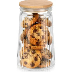 SZKLANY POJEMNIK KUCHENNY NA PRODUKTY SYPKIE 1L 229247