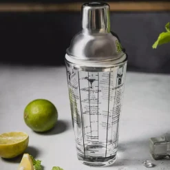 SZKLANY SHAKER BARMAŃSKI 400ml Z PRZEPISAMI KLAUSBERG KB-7647