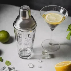 SZKLANY SHAKER BARMAŃSKI 400ml Z PRZEPISAMI KLAUSBERG KB-7647
