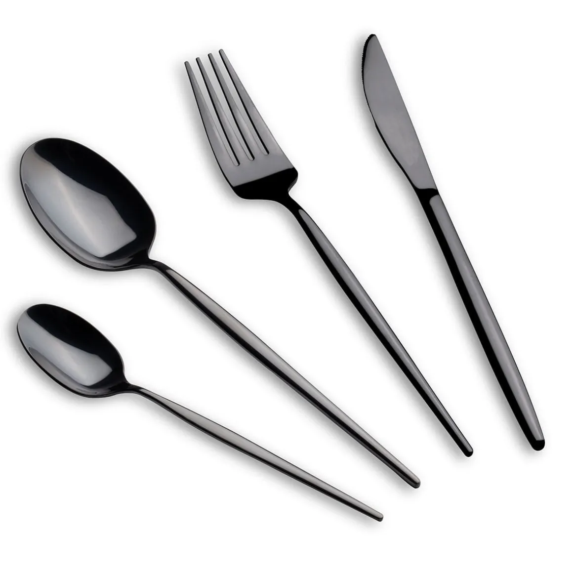 SZTUĆCE 24 ELEM. BERLINGER HAUS BH-3069 POŁYSK SHINY BLACK