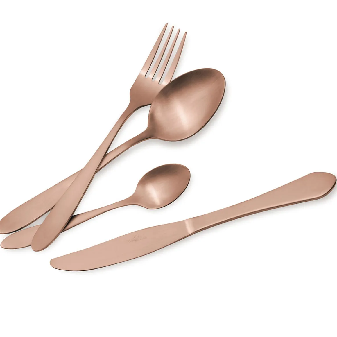 SZTUĆCE 24 ELEM. BERLINGER HAUS BH-3076 SATYNA ROSE GOLD