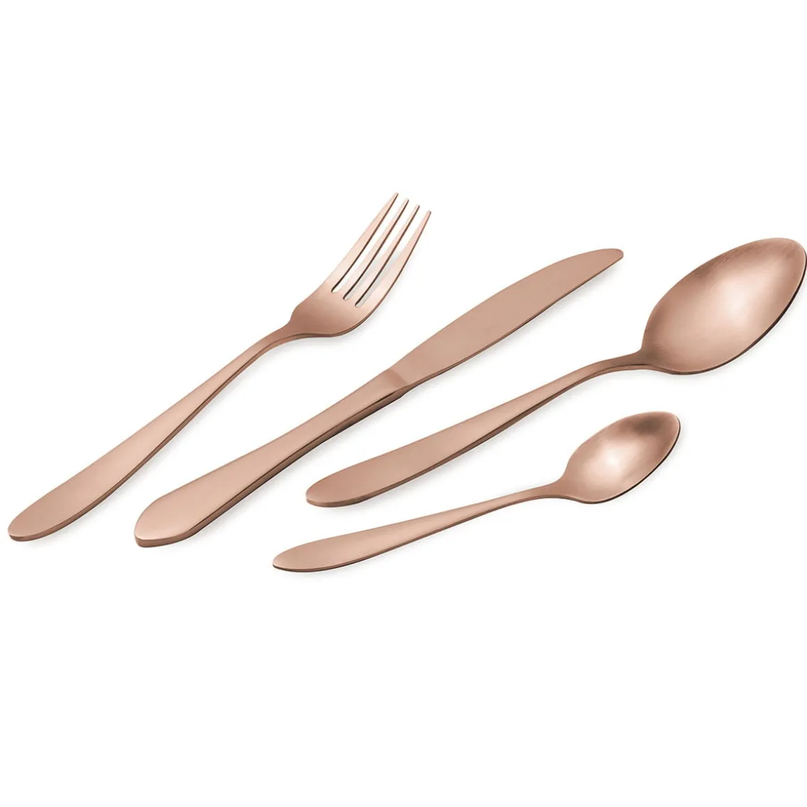 SZTUĆCE 24 ELEM. BERLINGER HAUS BH-3076 SATYNA ROSE GOLD