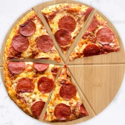 TACA DESKA DREWNIANA DO SERWOWANIA PIZZY 35cm KINGHOFF KH-1565