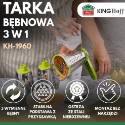 TARKA BĘBNOWA DO WARZYW SERA KINGHOFF KH-1960