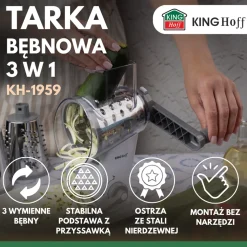 TARKA BĘBNOWA DO WARZYW SERA KINGHOFF KH-1959