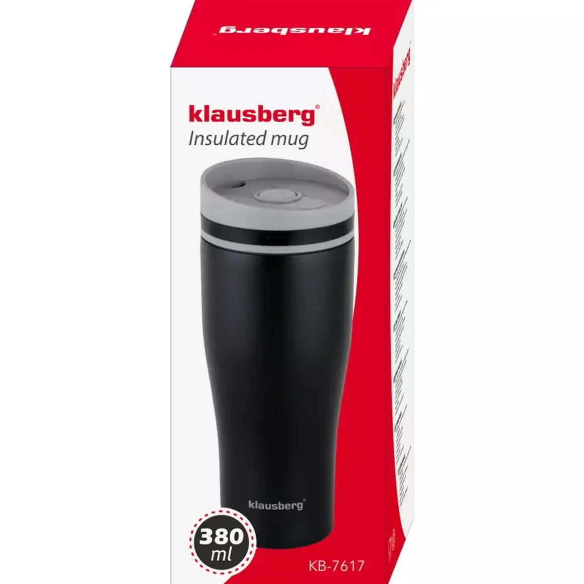 TERMICZNY KUBEK 380ml CLICK CLACK KLAUSBERG KB-7617
