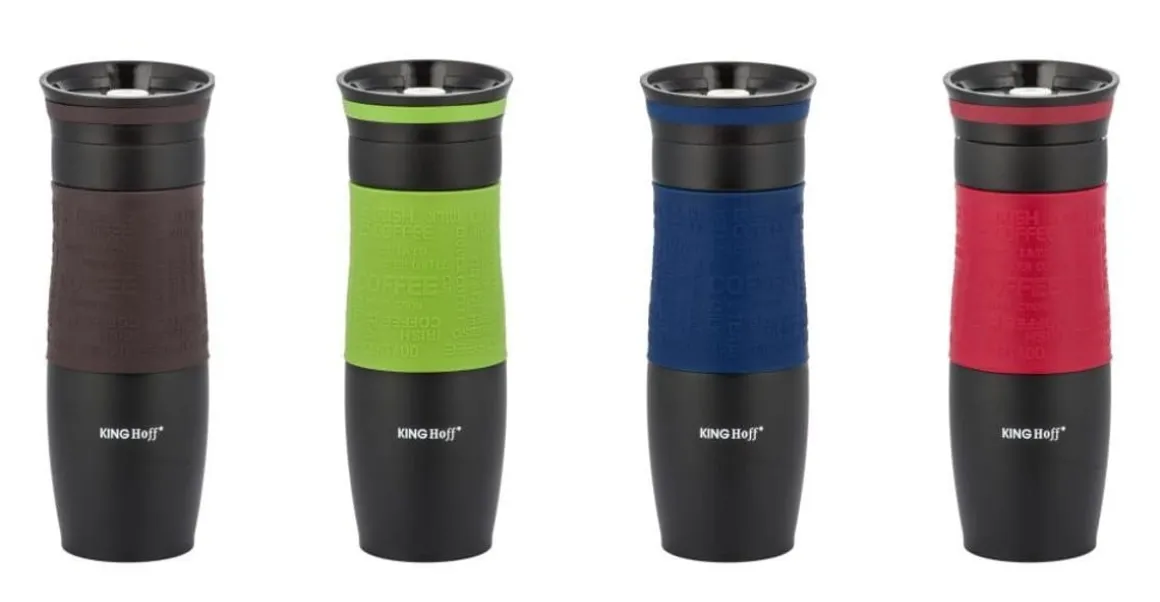 TERMICZNY KUBEK TERMOS CLICK CLACK KINGHOFF KH-4177 500ml