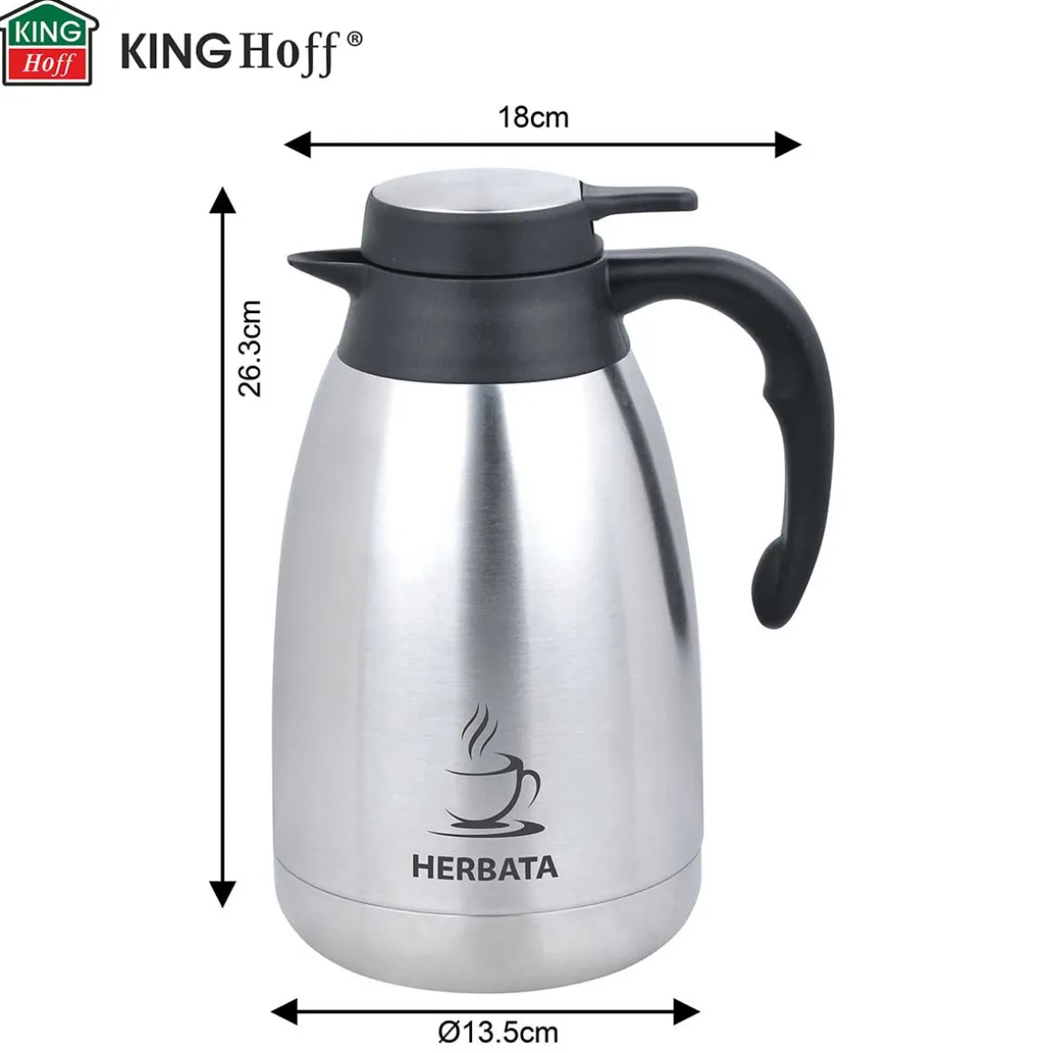 TERMOS DZBANEK KONFERENCYJNY NA HERBATĘ 2L KINGHOFF KH-2095