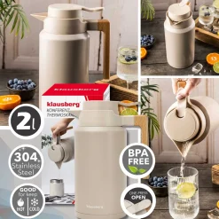 TERMOS DZBANEK KONFERENCYJNY NA KAWĘ HERBATĘ 2L KLAUSBERG KB-9014