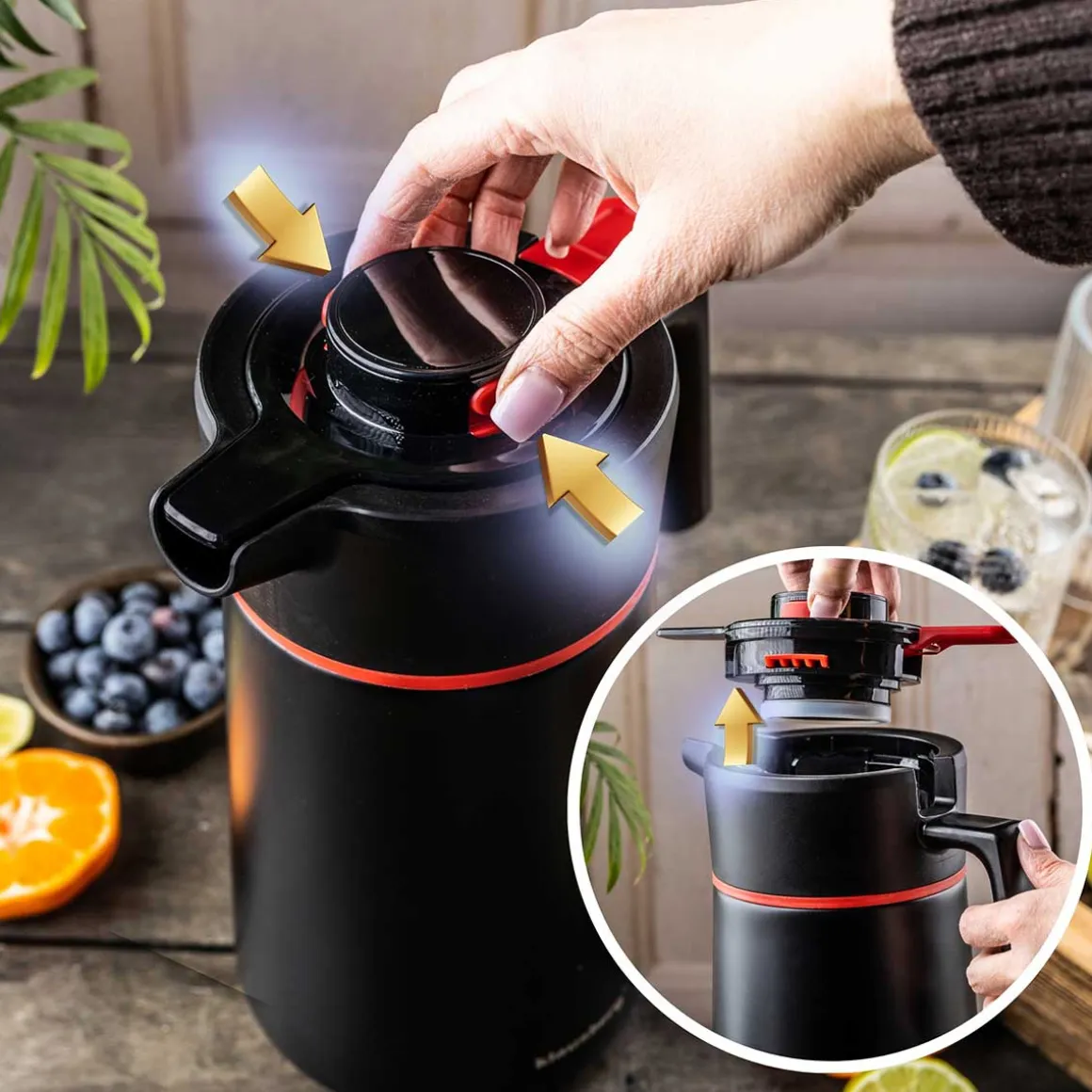 TERMOS DZBANEK KONFERENCYJNY NA KAWĘ HERBATĘ 2,5L KLAUSBERG KB-9013