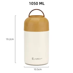 TERMOS OBIADOWY 1050ml Z MISKĄ I SKŁADANĄ ŁYŻKĄ E-8248