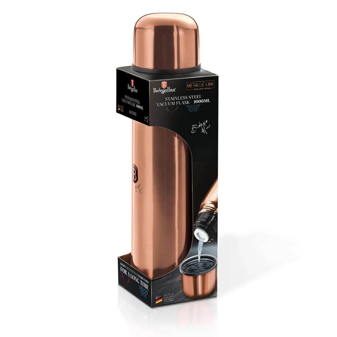 TERMOS STALOWY 1L BERLINGER HAUS BH-7605 ROSE GOLD
