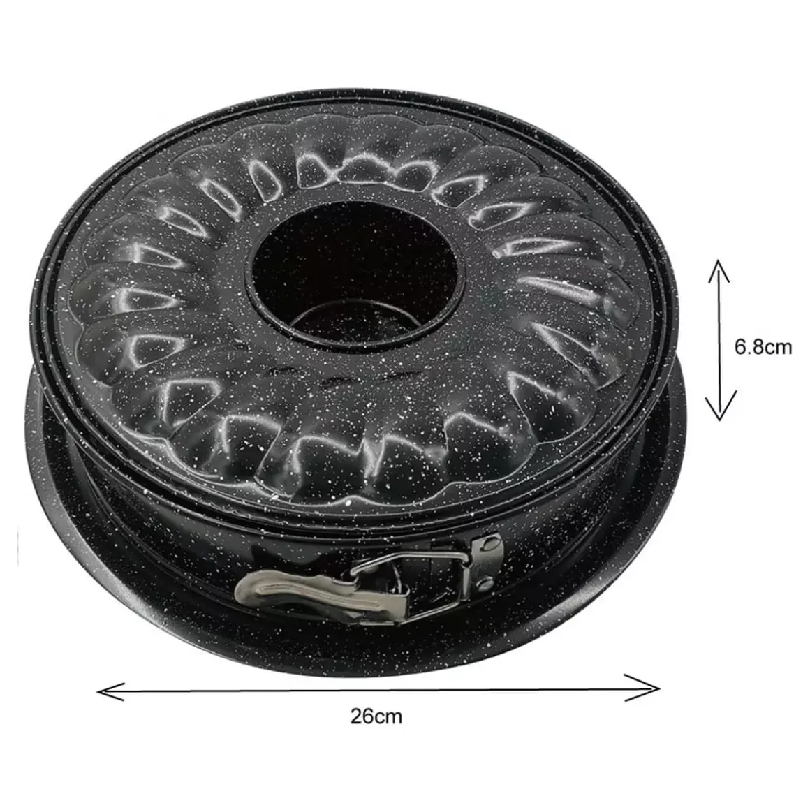 TORTOWNICA 26cm Z WKŁADEM DO BABKI KINGHOFF KH-1779