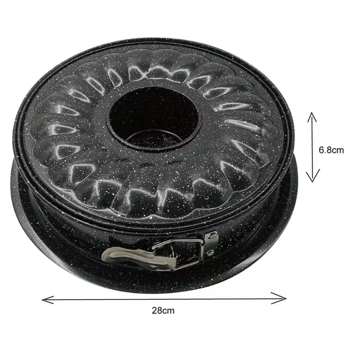 TORTOWNICA 28cm Z WKŁADEM DO BABKI KINGHOFF KH-1780