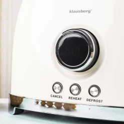TOSTER OPIEKACZ NA 2 KROMKI WYŚWIETLACZ LED KLAUSBERG KB-9026 RETRO