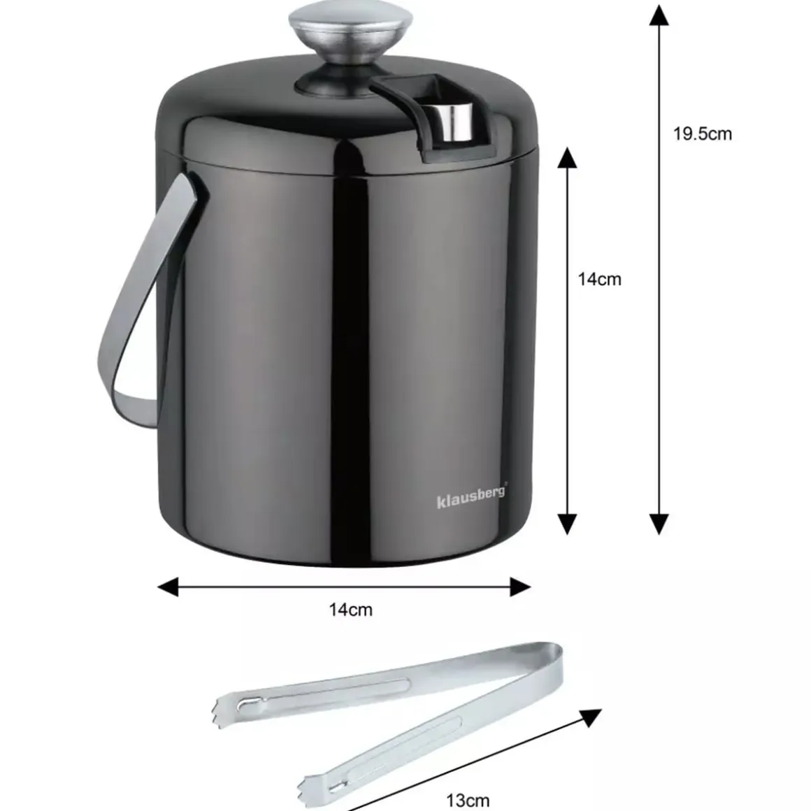 WIADERKO DO LODU 1,3L + SZCZYPCE KLAUSBERG KB-7656