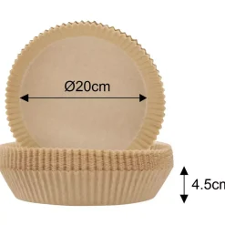 WKŁAD PAPIEROWY DO FRYTOWNICY 20cm 100szt. KLAUSBERG KB-7780