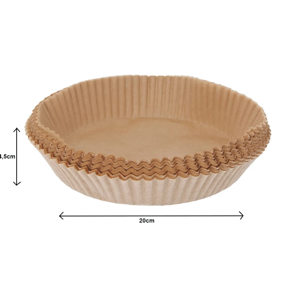 WKŁAD PAPIEROWY DO FRYTOWNICY 20cm 100szt. 3327
