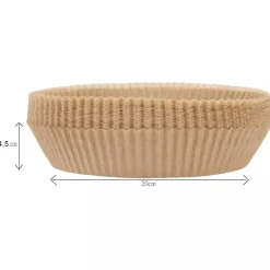 WKŁAD PAPIEROWY DO FRYTOWNICY 16cm 100szt. KLAUSBERG KB-7604