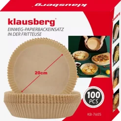 WKŁAD PAPIEROWY DO FRYTOWNICY 20cm 100szt. KLAUSBERG KB-7605