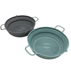 WKŁAD SILIKONOWY DO FRYTOWNICY SKŁADANY OKRĄGŁY 19cm
