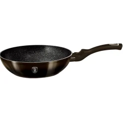 WOK GRANITOWY 28cm BERLINGER HAUS BH-6610 SHINY BLACK