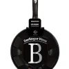 WOK GRANITOWY 28cm BERLINGERHAUS BLACK SILVER BH-1848