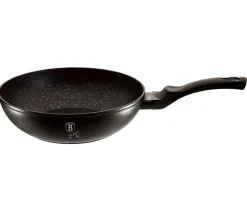 WOK GRANITOWY 28cm BERLINGERHAUS BLACK SILVER BH-1848