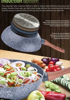 WOK GRANITOWY 28cm BERLINGERHAUS FOREST LINE BH-1204