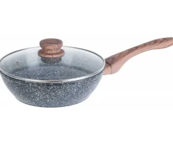 WOK GRANITOWY 24cm GRANIT WOOD KINGHOFF KH-1583