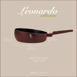 WOK PATELNIA FLIP TYTANOWA 26cm BERLINGER HAUS BH-8029 LEONARDO