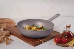 WOK TYTANOWY 28cm BERLINGER HAUS BH-8093 TAUPE
