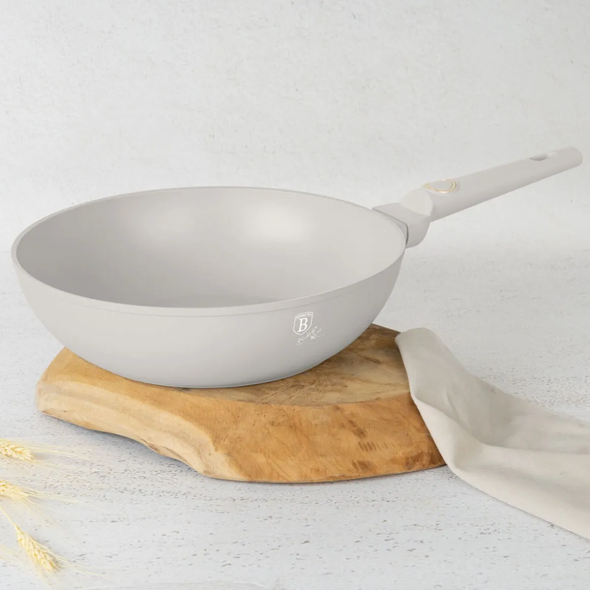 WOK TYTANOWY 28cm BERLINGER HAUS BH-8063 SAHARA