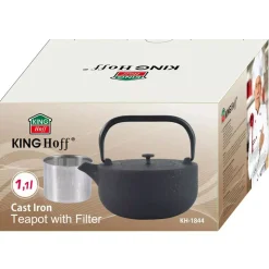 ZAPARZACZ ŻELIWNY DZBANEK 1,1L Z FILTREM KINGHOFF KH-1844