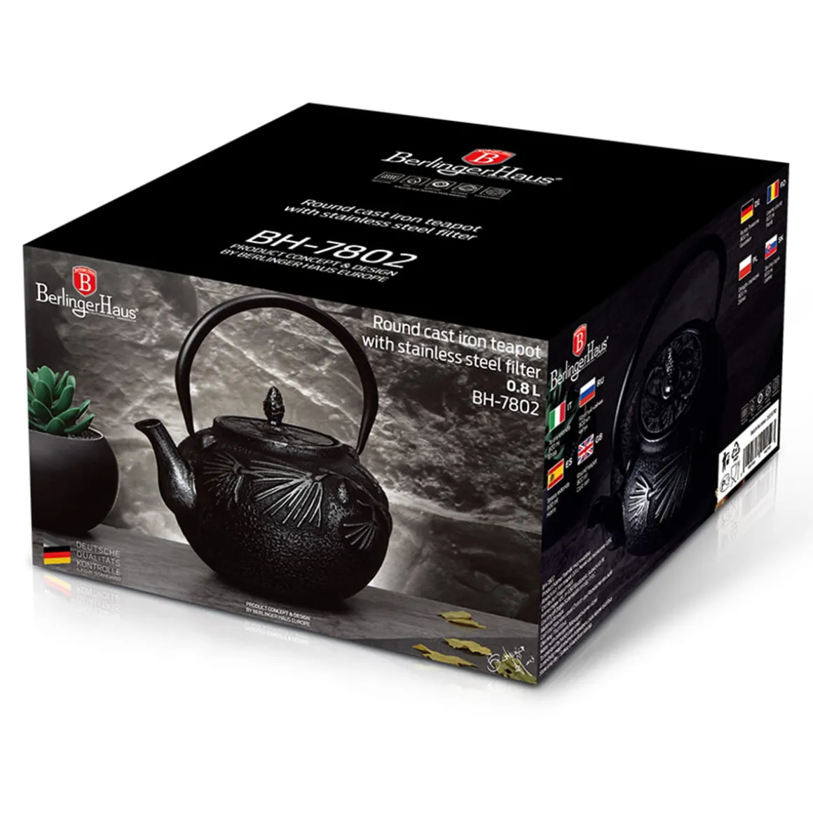 ZAPARZACZ ŻELIWNY 800ml BERLINGER HAUS BH-7802