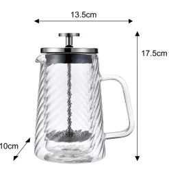 ZAPARZACZ TŁOKOWY DO KAWY/HERBATY TERMICZNY 350ml KLAUSBERG KB-7762
