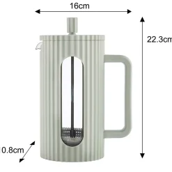 ZAPARZACZ TŁOKOWY DO KAWY/HERBATY 1000ml KLAUSBERG KB-7755 ZIELONY