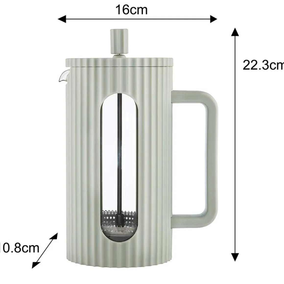 ZAPARZACZ TŁOKOWY DO KAWY/HERBATY 1000ml KLAUSBERG KB-7755 ZIELONY